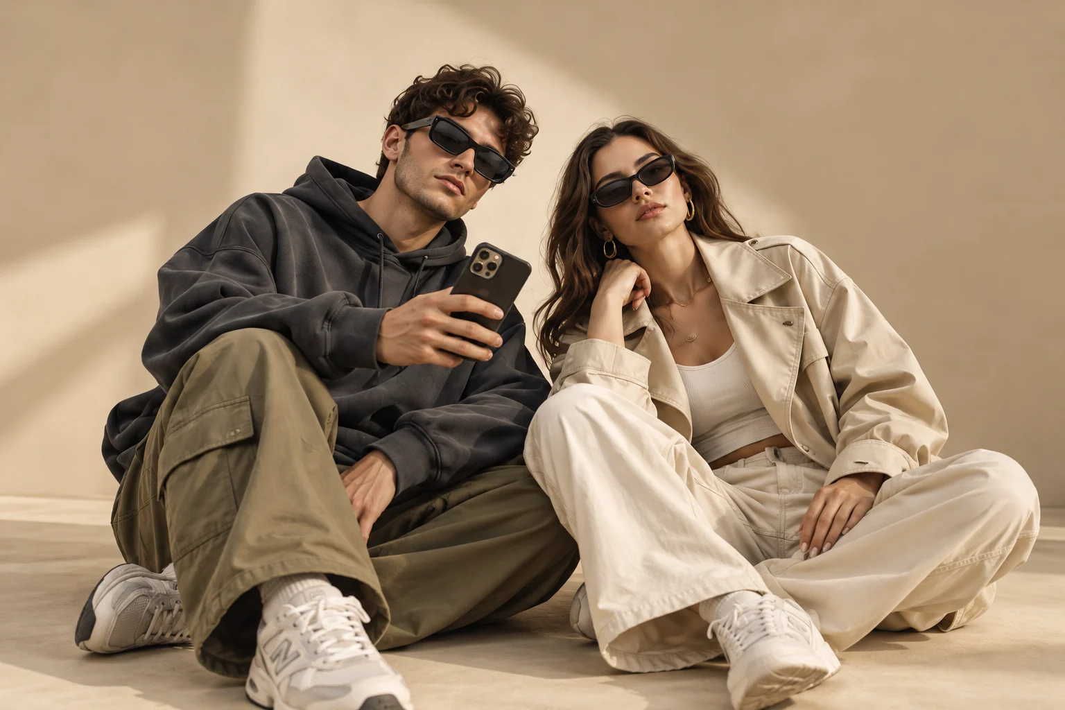 Fashion-съёмка для магазина одежды LUMINA SHOP в Telegram